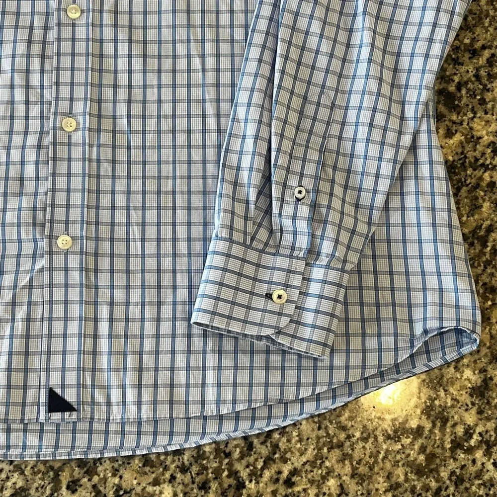 Lot of 2 UNTUCKit Shirts Mens XXL Gray Blue L/S B/U Cotton